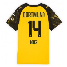 Borussia Dortmund Maximilian Beier #14 Hjemmedrakt Kvinner 2025-26 Kortermet
